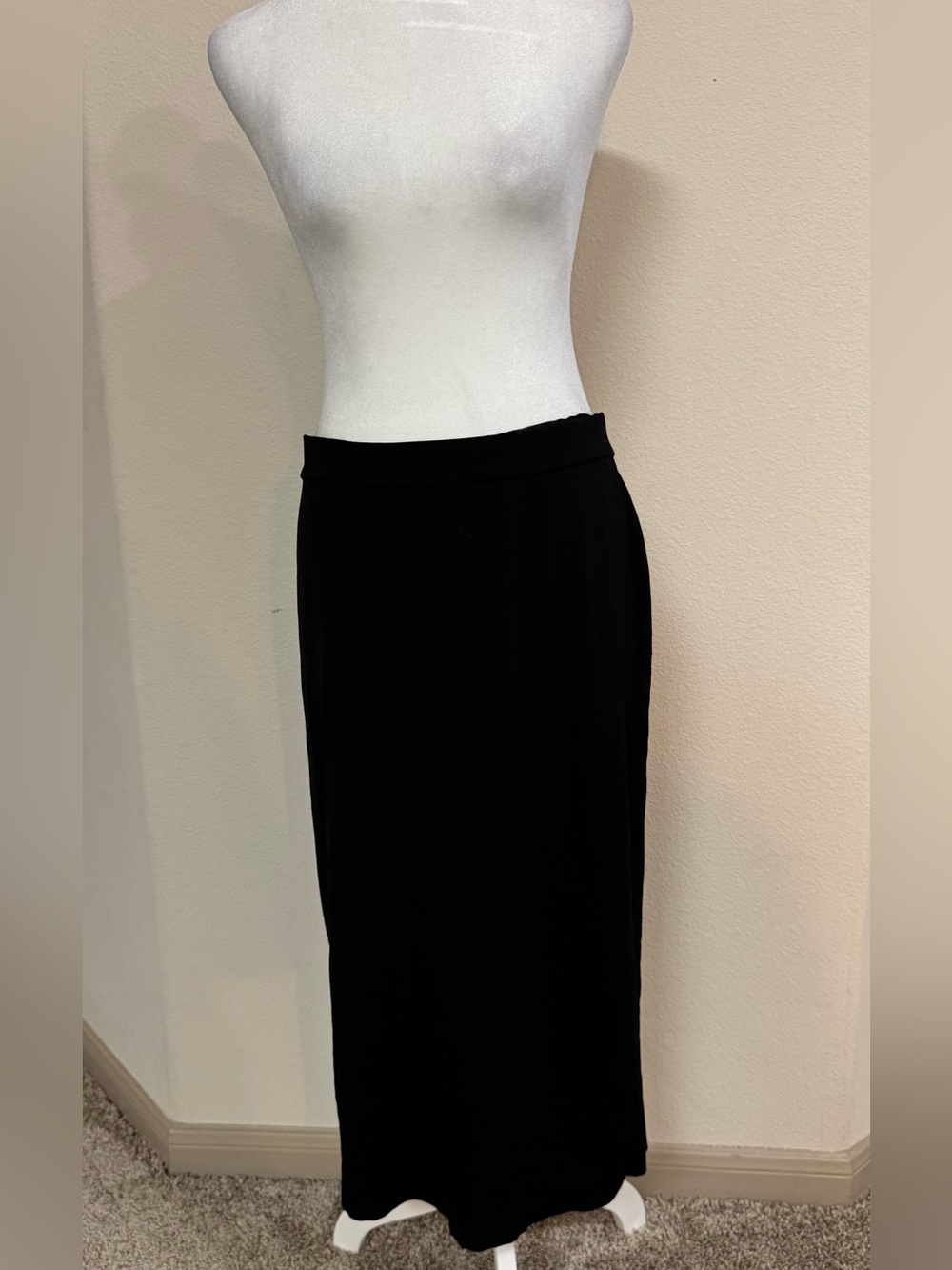 J. Crew Black Midi Skirt - Sleek Straight Silhouette